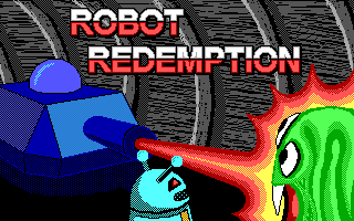 Title screen of Robot Redemption