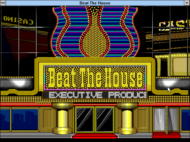 Title screen of Beat the House