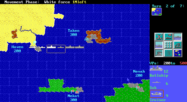 Gameplay of The Lost Admiral