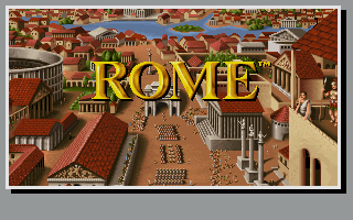 Title screen of Rome: Pathway to Power