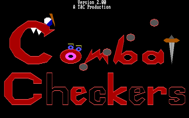 Title screen of Combat Checkers