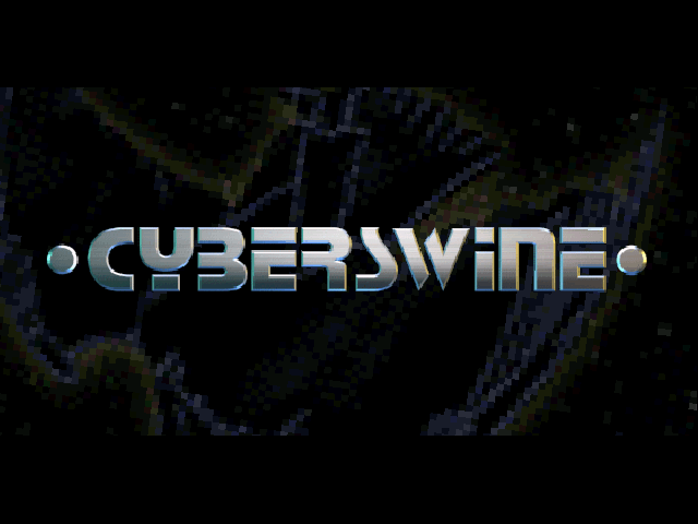 Title screen of Cyberswine
