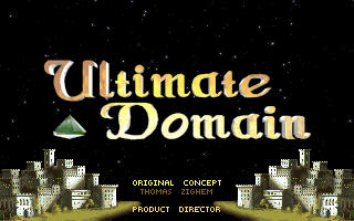 Title screen of Ultimate Domain
