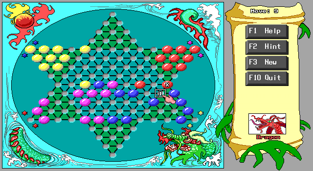 Gameplay of Chinese Checkers