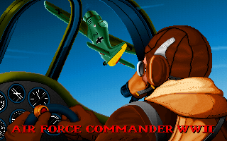 Title screen of WW2 Air Force Commander
