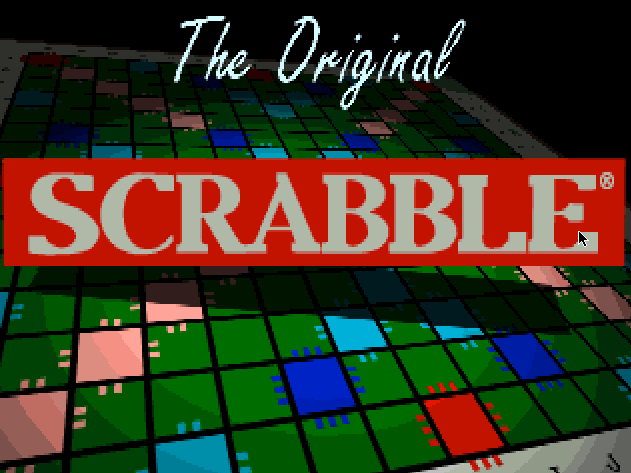 Title screen of Scrabble (1992)