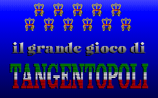 Title screen of Il grande gioco di Tangentopoli