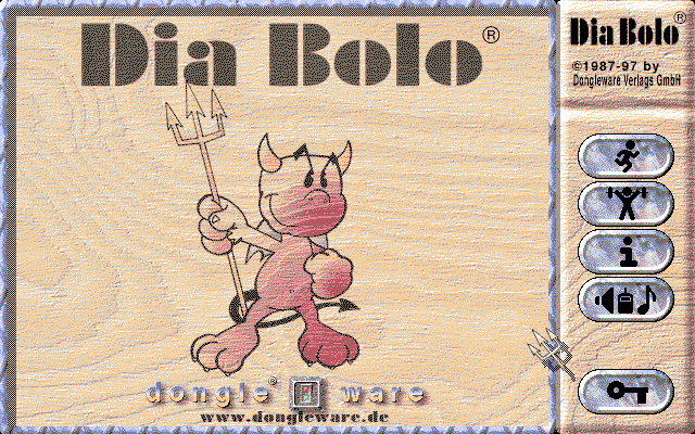 Title screen of Dia Bolo