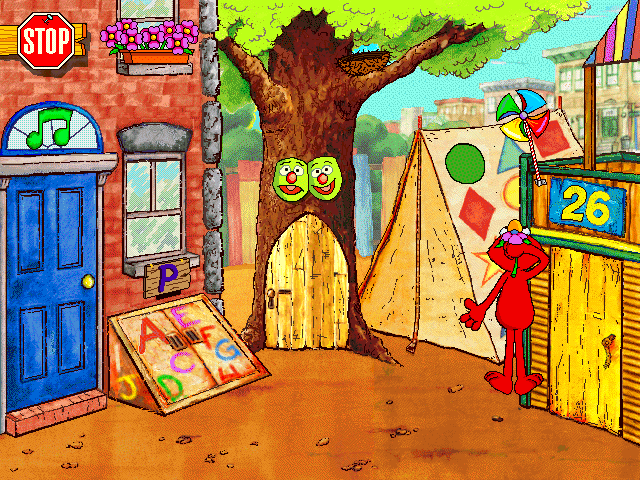 Gameplay of Sesame Street: Elmo's Preschool