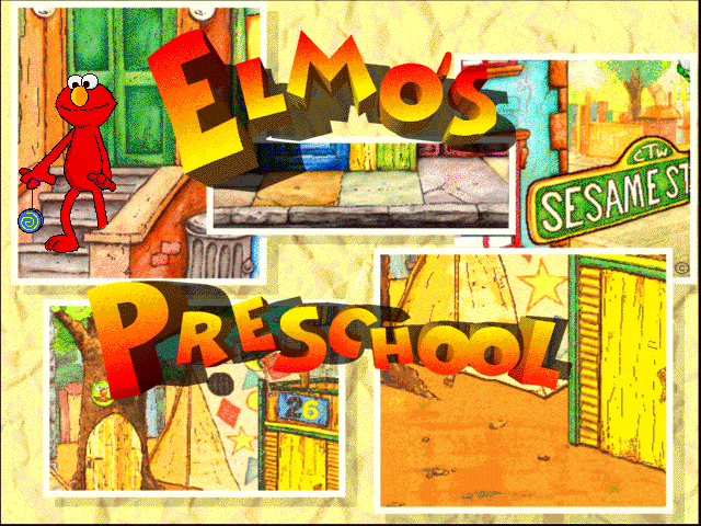 Title screen of Sesame Street: Elmo's Preschool