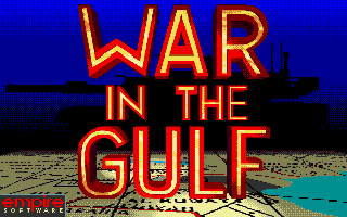 Title screen of War in the Gulf