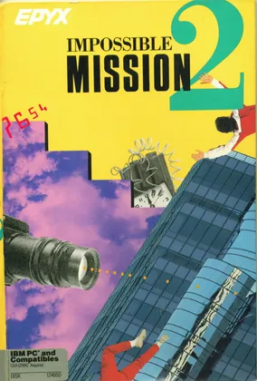 Box front of Impossible Mission II, United States