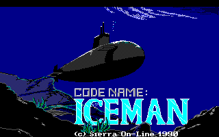 Title screen of Codename: ICEMAN