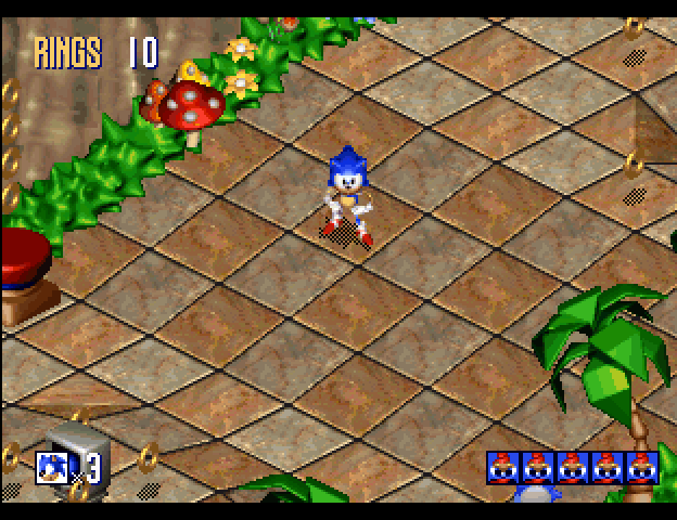 Gameplay of Sonic 3D Blast