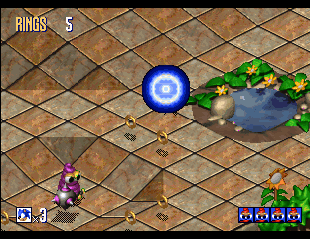 Gameplay of Sonic 3D Blast