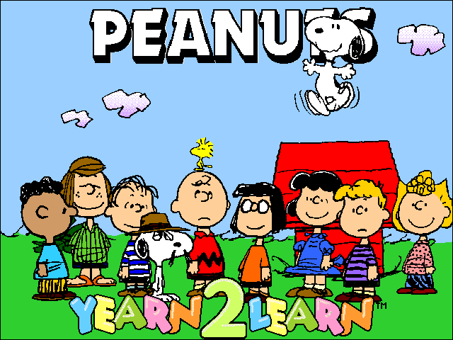 Title screen of Yearn2Learn: Peanuts