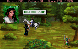 Gameplay of Conquests of the Longbow: The Legend of Robin Hood