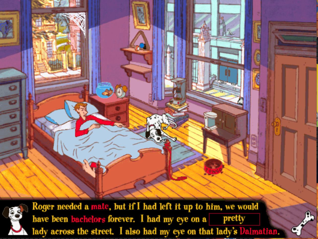 Gameplay of Disney's Animated Storybook: 101 Dalmatians