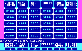 Gameplay of Jeopardy! Junior Edition