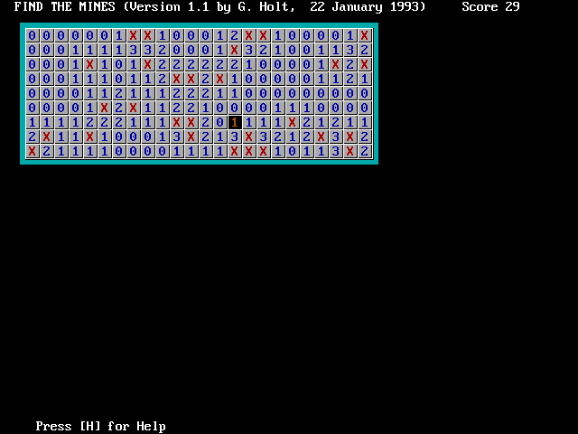 Gameplay of Find the Mines