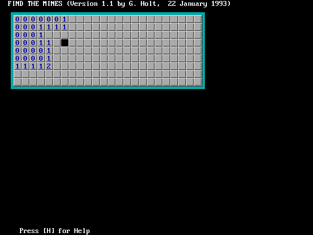 Gameplay of Find the Mines