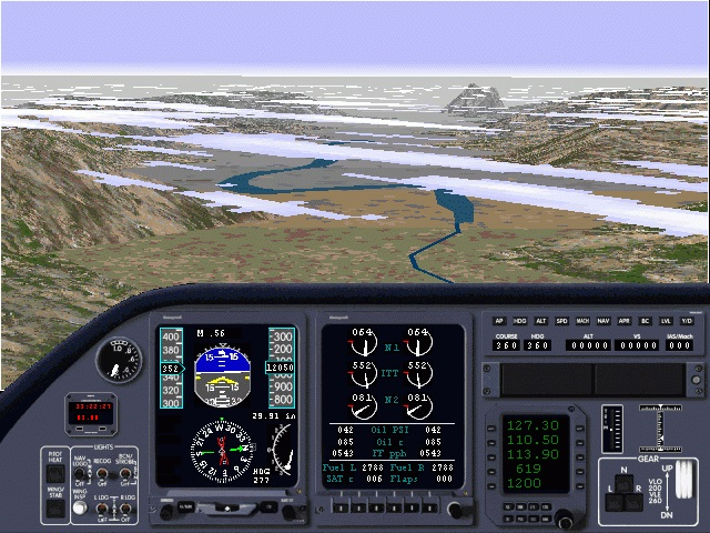 Gameplay of Microsoft Flight Simulator '98