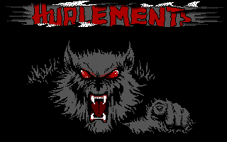 Title screen of Hurlements