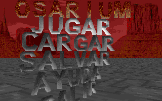 Title screen of Osarium