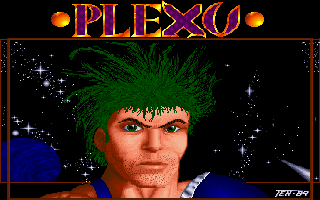 Title screen of Plexu: The Time Travellers