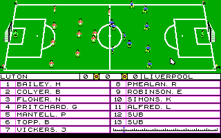 Gameplay of Superleague Soccer
