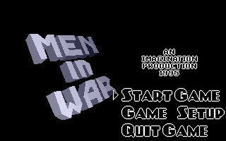 Title screen of Men in War