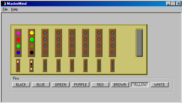 Gameplay of Mastermind