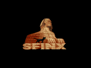 Title screen of Sfinx