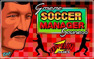 Title screen of Graeme Souness Soccer Manager