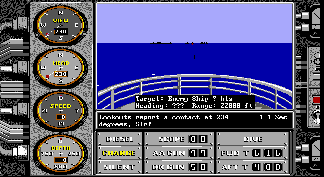 Gameplay of Sub Battle Simulator