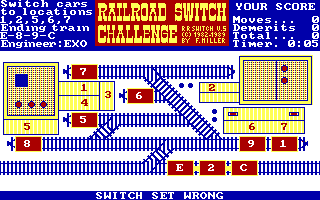 Gameplay of Railroad Switch Challenge