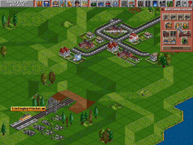 Gameplay of Transport Tycoon