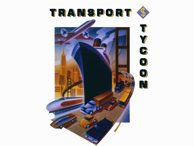 Title screen of Transport Tycoon