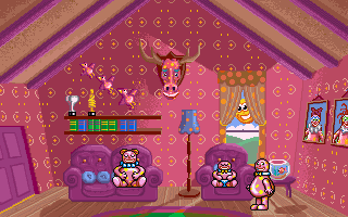 Gameplay of Mr. Blobby