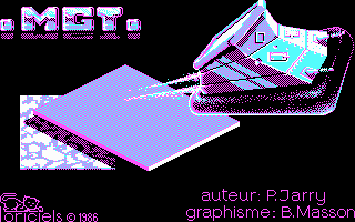 Title screen of Magnetik Tank