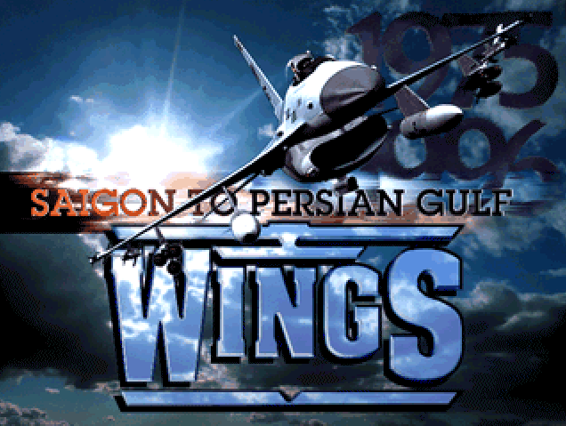 Title screen of Wings: Saigon to Persian Gulf