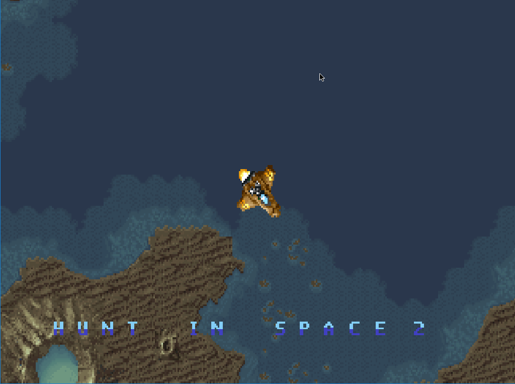 Title screen of Hunt in Space 2