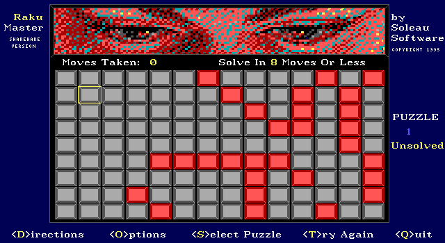 Gameplay of Raku Master