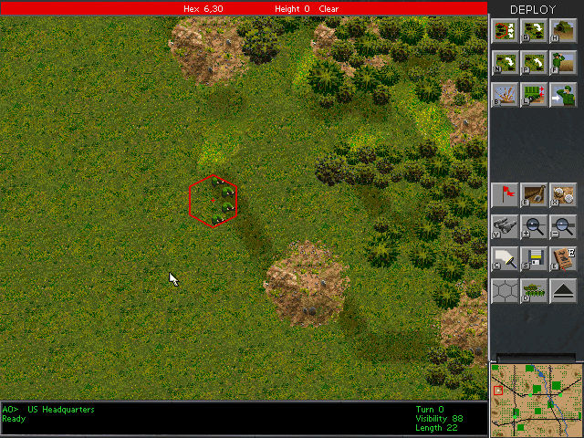 Gameplay of Steel Panthers II - Modern Battles