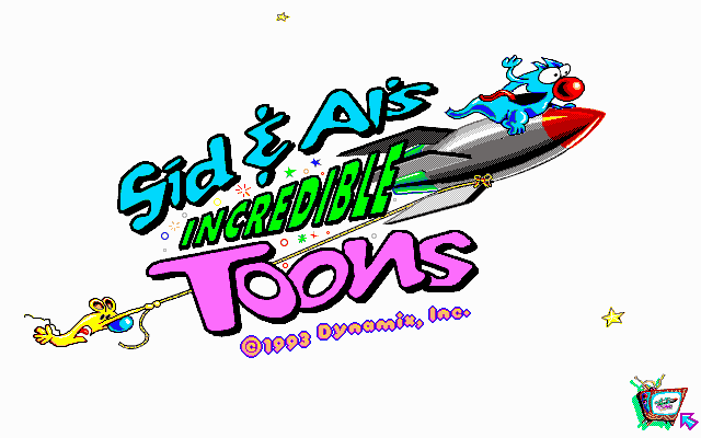 Title screen of Sid & Al's Incredible Toons