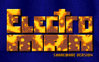 Title screen of Electroman