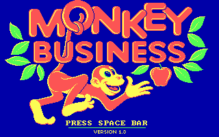 Title screen of Monkey Business