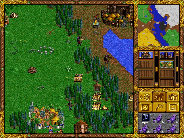 Gameplay of Heroes of Might and Magic