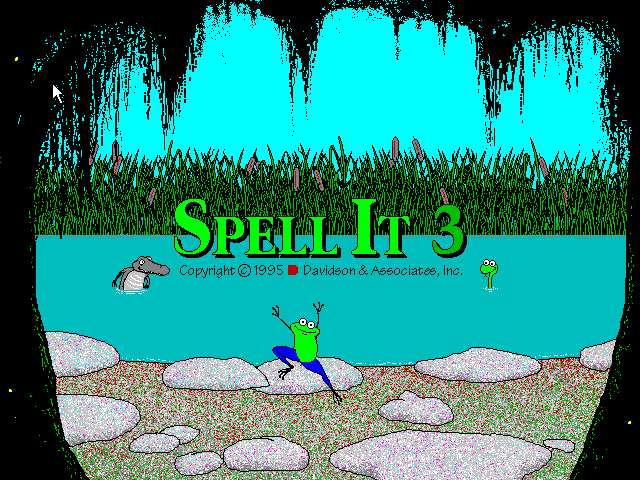 Title screen of Spell It 3