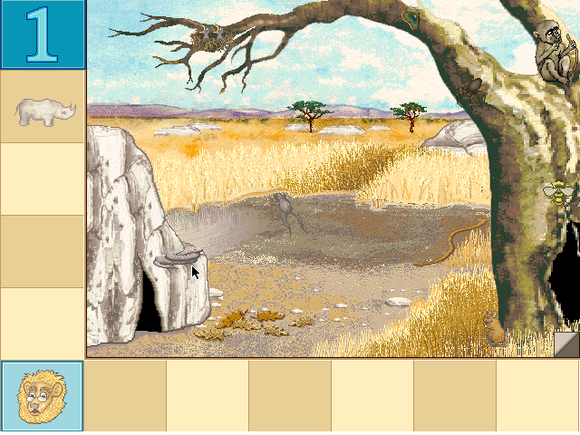 Gameplay of Zurk's Learning Safari